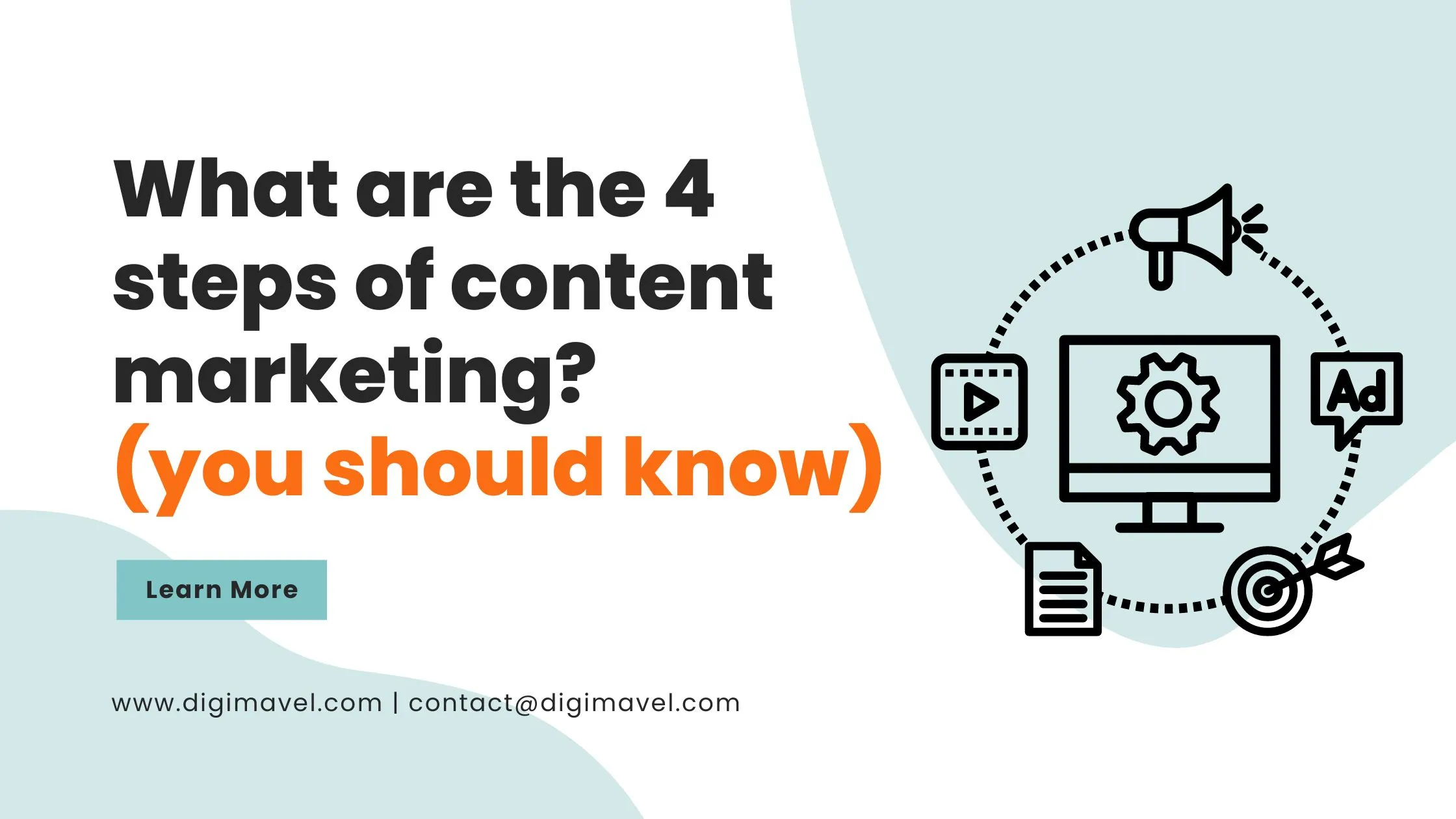 What are the 4 steps of content marketing (you should know)