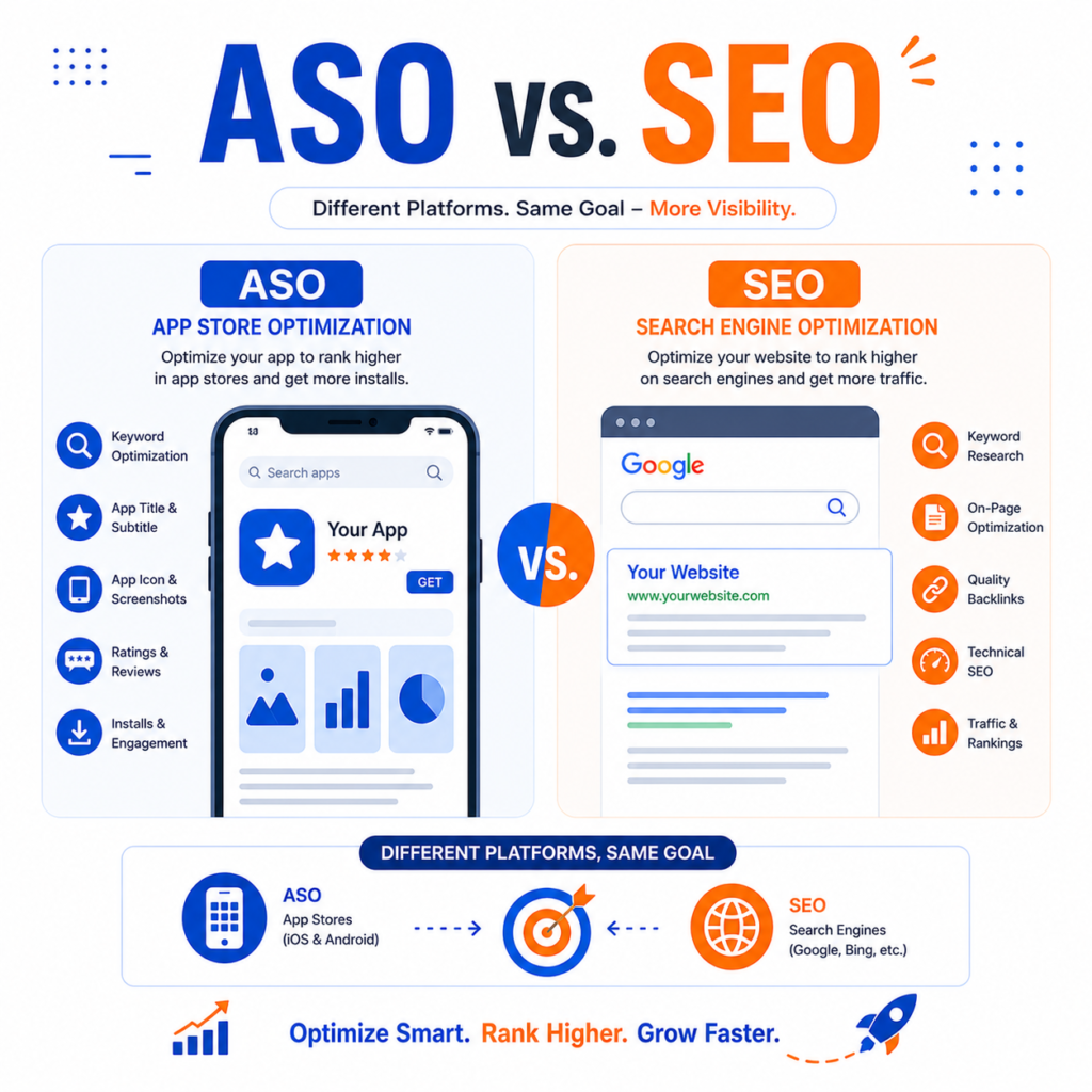 ASO VS SEO