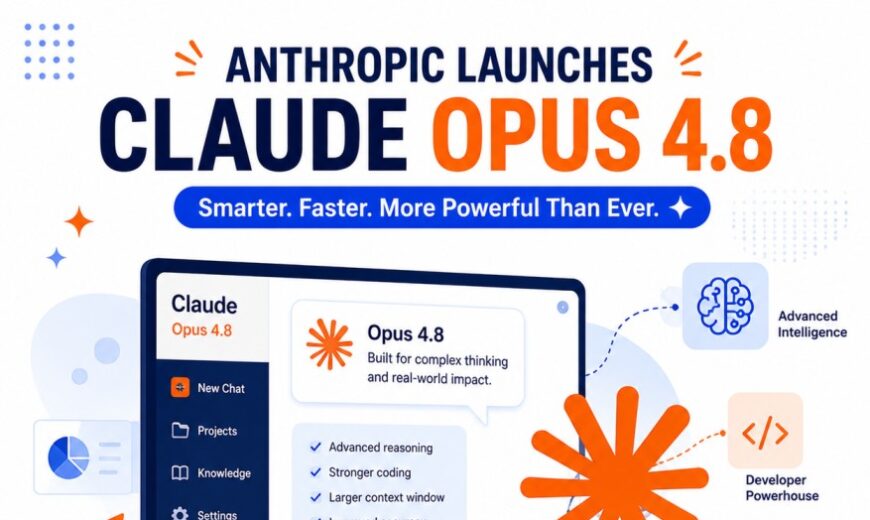 Anthropic Launches Claude Opus 4.8: