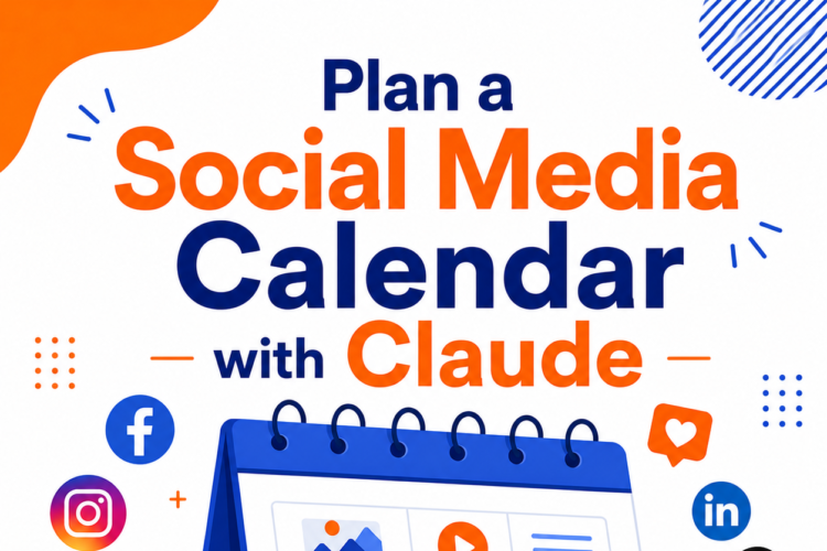 Social media calender with claude